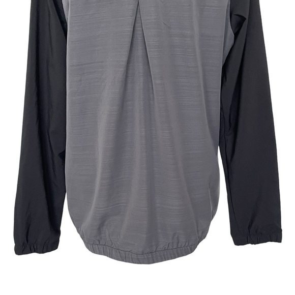 Adidas Full Zip Wind Jacket Women’s Size XL Heather Gray Black Windbreak Light - Picture 8 of 10